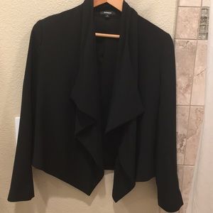 Express drape open front jacket